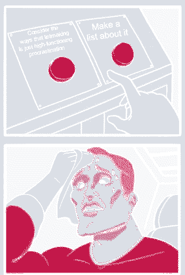 To make a list or not to make a list, that is the...